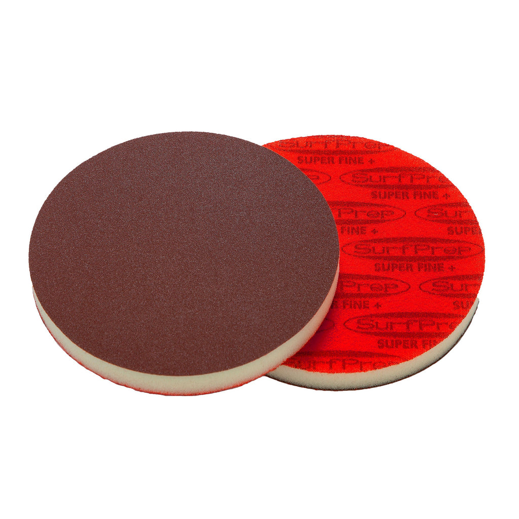 5 Surfprep Pads - 1/2 Thick (Premium Red A/o) Non-Vacuum / Coarse (60-80 Scratch) Sanders