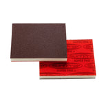3 X 4 Surfprep Foam Pads - 1/2 Thick (Premium Red A/o) Non-Vacuum / Coarse (60-80 Scratch) Sanders