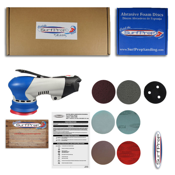 SurfPrep 3" Electric Ray Pro Sanding System Kit