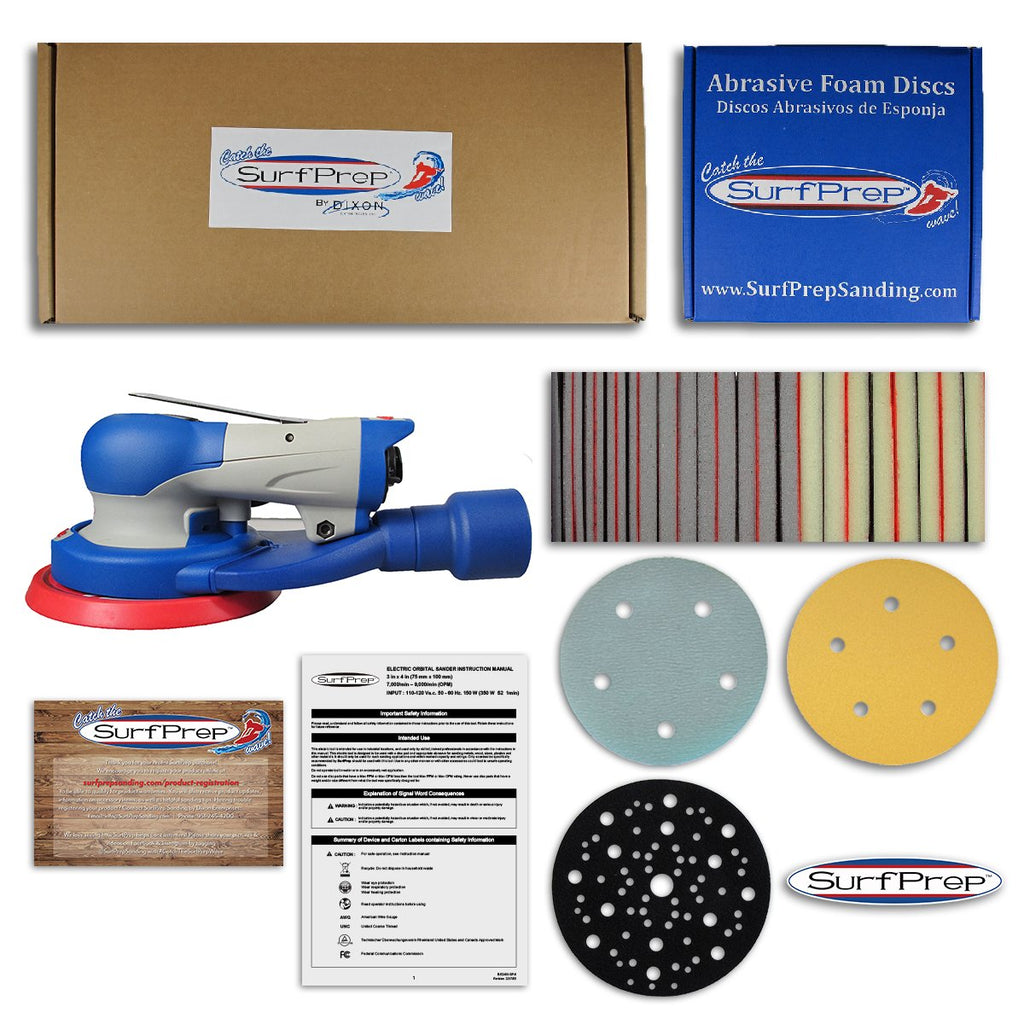 Surfprep 5 Trident Air Sanding System Kits Sanders