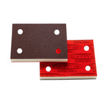 SurfPrep 3 x 4 foam sanding pad 1/2 inch thick premium red A/O holes for vacuum