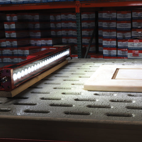 SurfPrep LED inspection light for finish defect detection