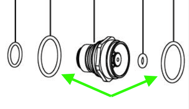 Aftermarket KREMLIN® 150.040.329 Diffuser O-Ring Seal (Qty 10) (Non-OEM) - Total Finishing Supplies