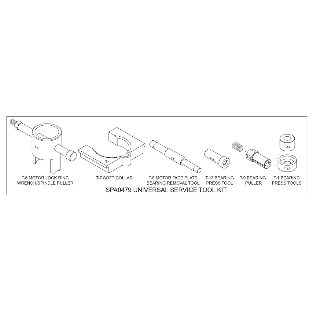 3 X 4 Storm Air Sander Tool Parts Universal Service Kit Sanders