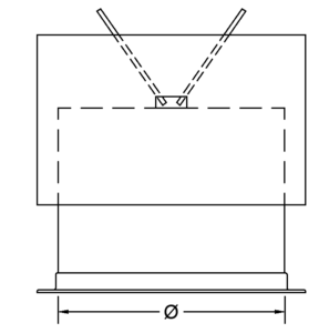 Upflow Cap with Damper - Paint Spray Booth - Total Finishing Supplies