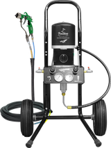 TFS Label Air-Assist-Airless (AAA) 14:1 Peak™ Pump - Cart Model Set-Up (V Packing) with VIPER® AAA Spray Gun - Total Finishing Supplies