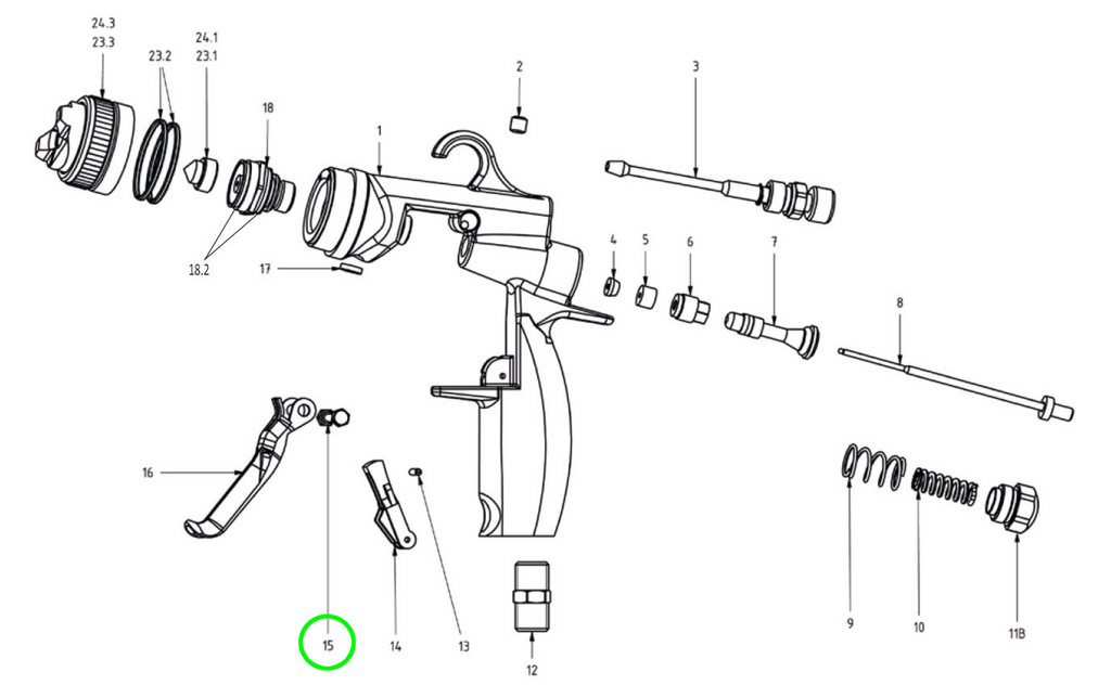 VIPER® Trigger Pin - Total Finishing Supplies