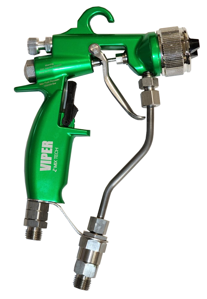 TFS Label Air-Assist-Airless (AAA) 14:1 Peak™ Pump - Cart with Compressor (V Packing) with VIPER® AAA Spray Gun - Total Finishing Supplies