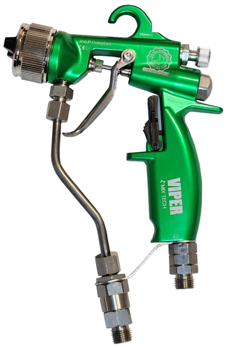 TFS Label Air-Assist-Airless (AAA) 14:1 Peak™ Pump - Cart with Compressor (V Packing) with VIPER® AAA Spray Gun - Total Finishing Supplies