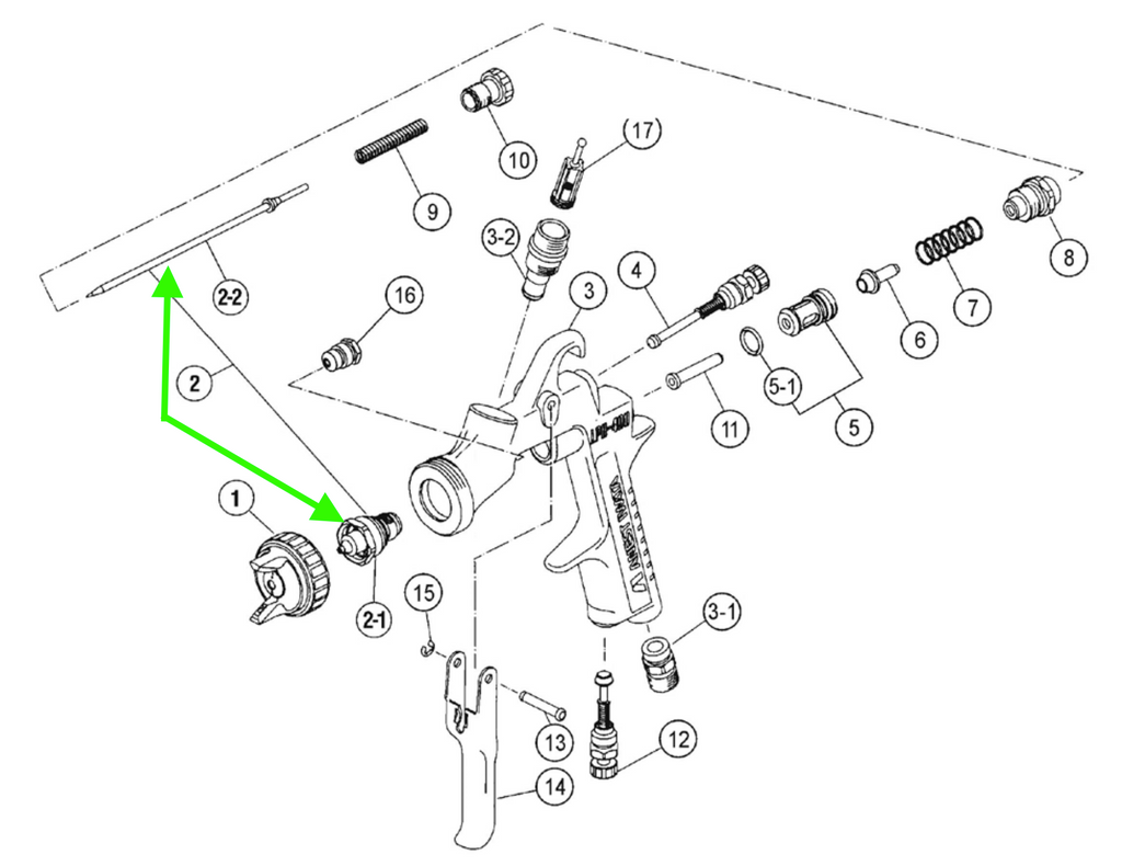 W-400 Needle Nozzle Set