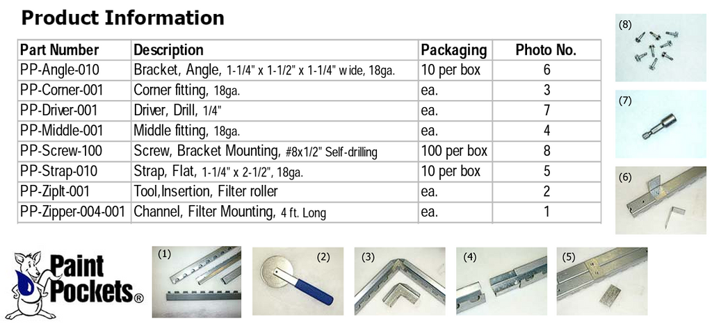 Zip Track 4’ Mounting Bracket - Total Finishing Supplies