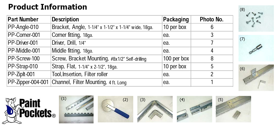 Zip Track 8’ Mounting Bracket - Total Finishing Supplies