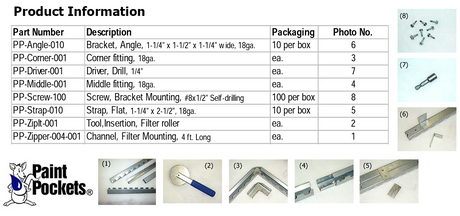 Zip Track 8’ Mounting Bracket - Total Finishing Supplies