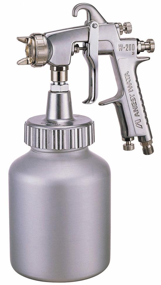 W2003 Heavy Viscosity Basecoat (Gold) / Gun W/ 1000Ml Cup 2.0Mm Spray