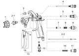 Anest Iwata WIDER2 Spray Gun - Total Finishing Supplies