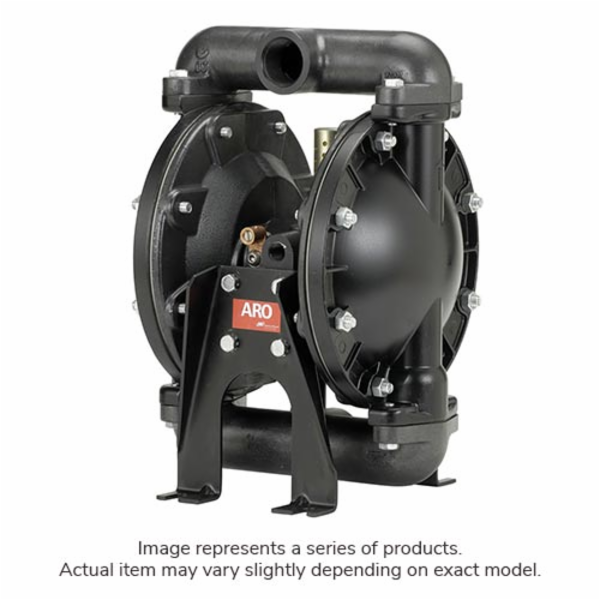 Pro Series 1 Metallic Diaphragm Pump 35 Gpm Aluminum Center Caps & Manifold W/steel Hardware Poly