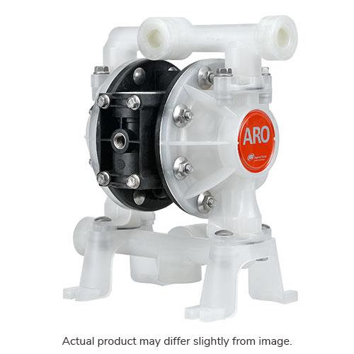 Compact Series 1/2 Non-Metallic Diaphragm Pump 14.4 Gpm Poly Center Single Port Manifold Ss Hardware