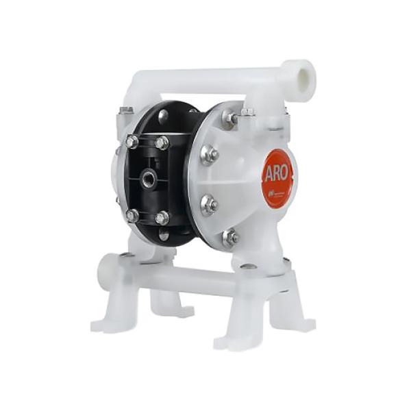 Compact Series 3/4 Non-Metallic Diaphragm Pump 14.8 Gpm Poly Center Single Port Manifold Ss Hardware