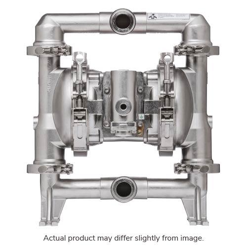 Exp Series 1 Fda Diaphagm Pump 54 Gpm 316 Ss Center Sanitary Tri-Clamp Flange Ports 316L Caps &