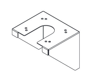 Binks MX Pump Mounting Bracket - Total Finishing Supplies