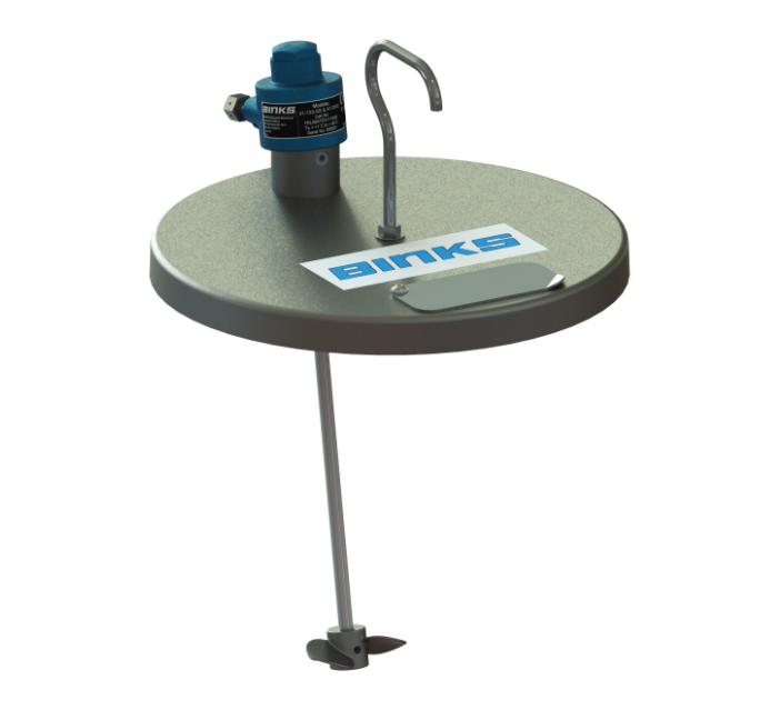 Binks Direct Drive Agitator & Lid Assembly - Total Finishing Supplies