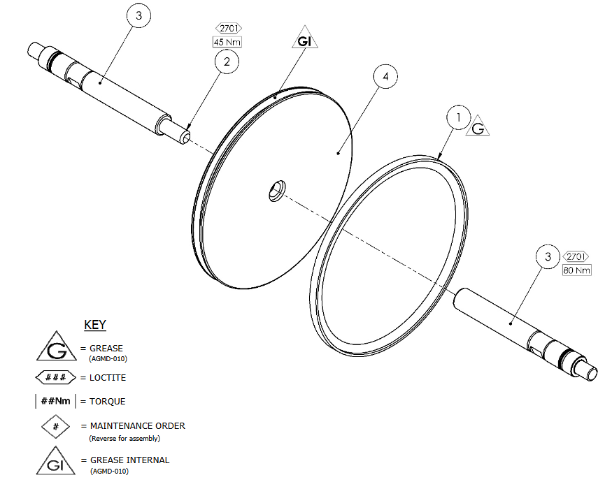 Binks Maple Pump Air Motor Piston Assembly Seal - Total Finishing Supplies