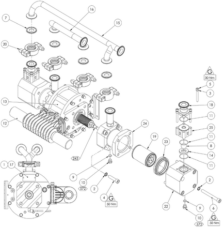 Binks Maple 15 Pump Inlet Manifold - Total Finishing Supplies
