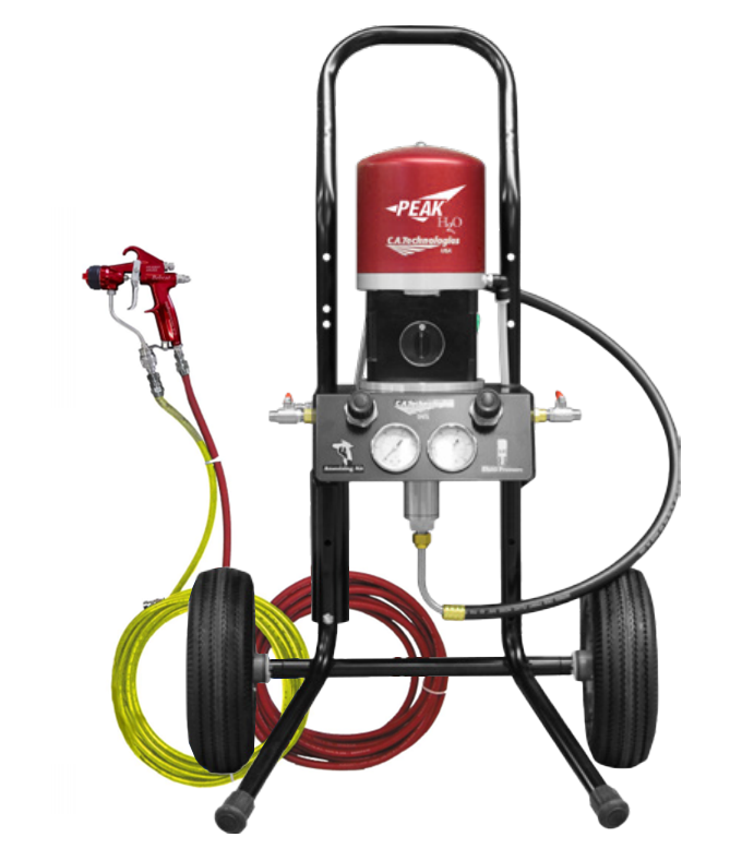 C.A. Technologies Air-Assist-Airless (AAA) 14:1 Bobcat Peak Pump - Cart Model Set-Up - Total Finishing Supplies