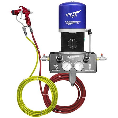 C.A. Technologies Waterbourne Air-Assist-Airless (AAA) 14:1 Bobcat Peak Pump - Wall Model Set-Up - Total Finishing Supplies