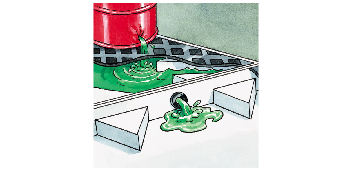Poly Drip Deck Holds (1) 55 Gal. Drums 26W X 26 D 5.75 H 11 Sump Capacity Spill Pallets