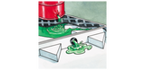 Poly Drip Deck Holds (1) 55 Gal. Drums 26W X 26 D 5.75 H 11 Sump Capacity Spill Pallets
