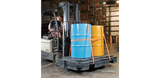 Heavy-Duty 2-Drum Polyspill Pallet Holds (2) 55 Gal. Drums 40 X 66 8.75 Sump Capacity Spill Pallets
