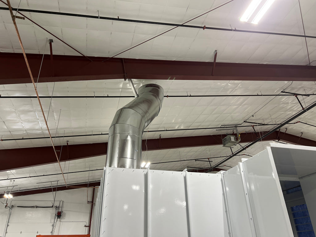 Labor - Ducting Installation of Spray Booths - Total Finishing Supplies