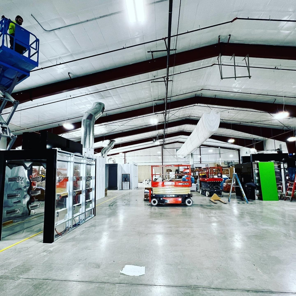 Labor - Ducting Installation of Spray Booths - Total Finishing Supplies