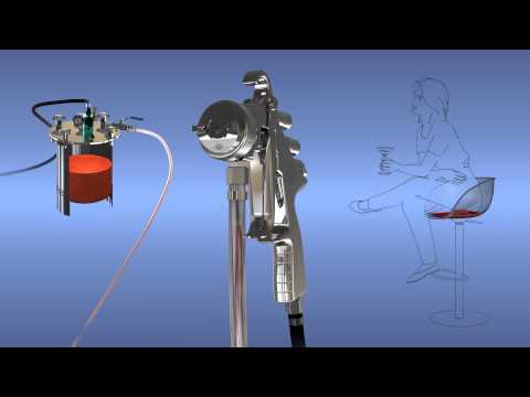 PILOT Premium Airspray Manual Gun - Pressure Feed