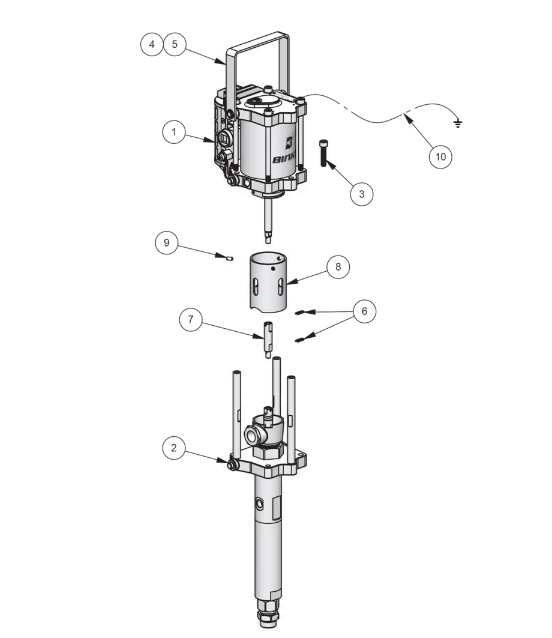 Binks Bare MX432 Series Air Assist Airless Piston Pumps - Total Finishing Supplies