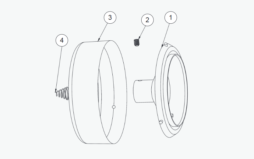 Ransburg #2 Process Gun 4" Rim - Total Finishing Supplies