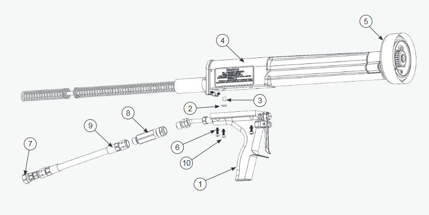 Ransburg No. 2 Process Gun - Total Finishing Supplies