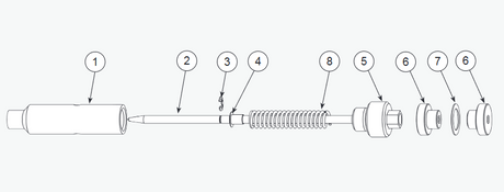 Ransburg #2 Process Gun #5 Eyelet - Total Finishing Supplies
