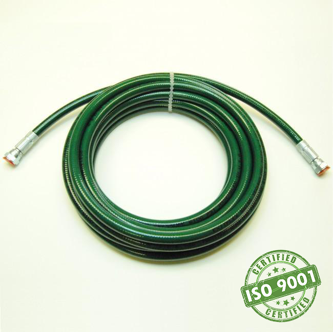 1/4” Airless Hose – Green (6100 psi) - Fittings: 1/4" Females