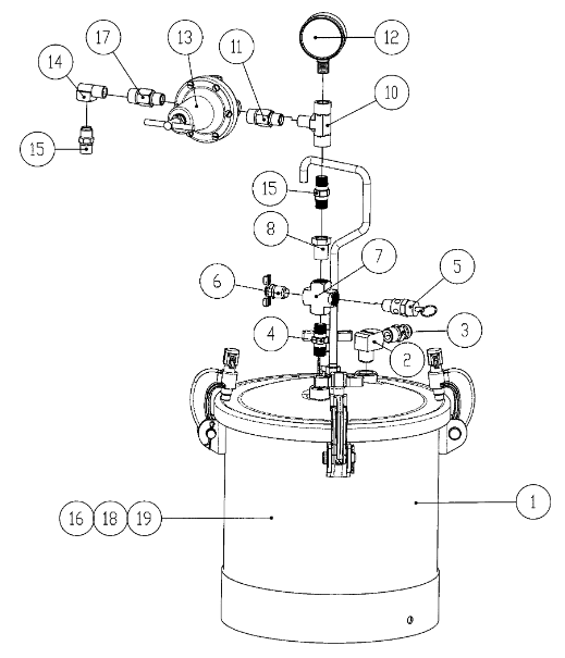 Ransburg Number 2 Deuce Cart Finishing System - Total Finishing Supplies