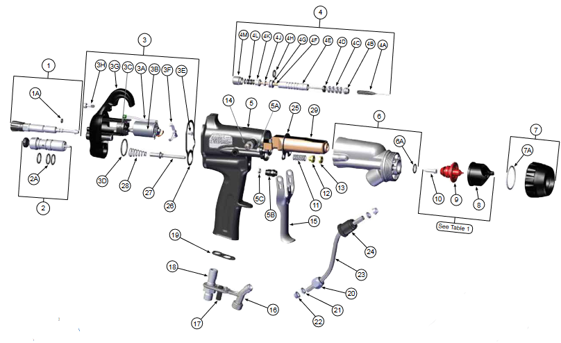 Ransburg Ransflex RX Locking Bracket - Total Finishing Supplies