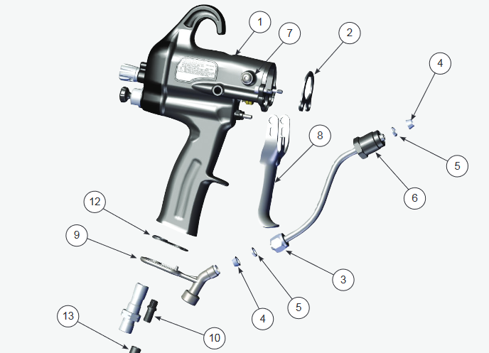 Ransburg RansFlex RFXi Electrostatic Gun - Total Finishing Supplies