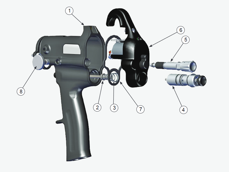 Ransburg RansFlex RFXQ Electrostatic Gun - Total Finishing Supplies