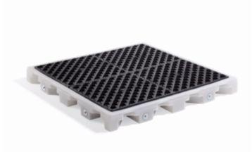 Poly Drip Deck Holds (4) 55 Gal. Drums 52 X 5.75 44 Sump Capacity Spill Pallets