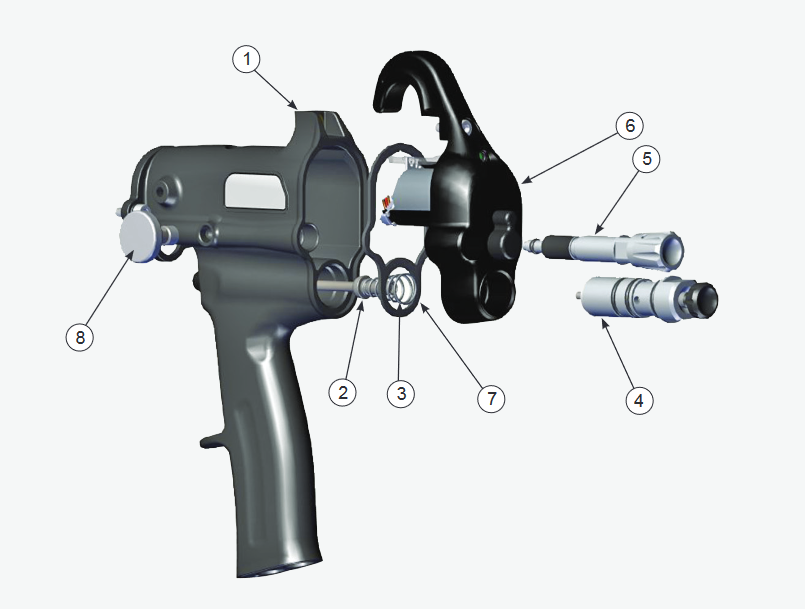 Ransburg RansFlex RXQ Electrostatic Applicator - Total Finishing Supplies