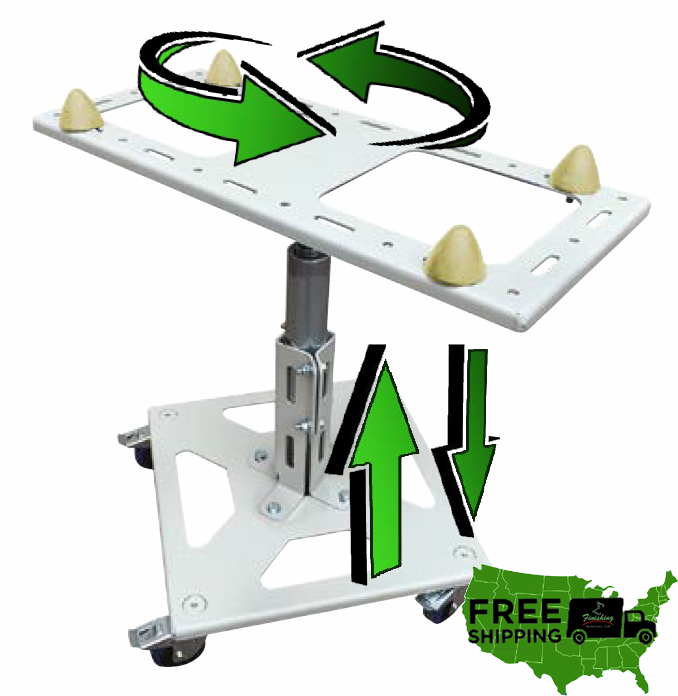 Professional Mobile Heavy Duty Spray Table - Total Finishing Supplies