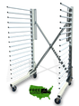 Pro Paint Drying Rack "RAIDER-EX" Expandable 16 Shelf (66 Lb) - Total Finishing Supplies