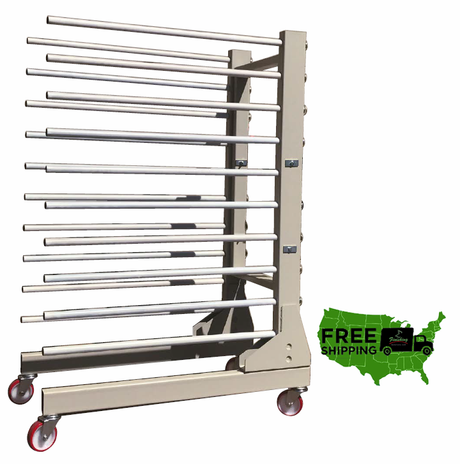 Pro Drying Rack "PATRIOT" 10 Shelf (150 Lb) - Total Finishing Supplies