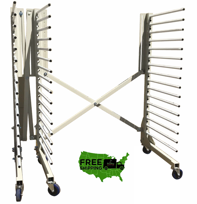 Pro Drying Rack "SAINT" Expandable 16 Shelf (99 Lb) - Total Finishing Supplies